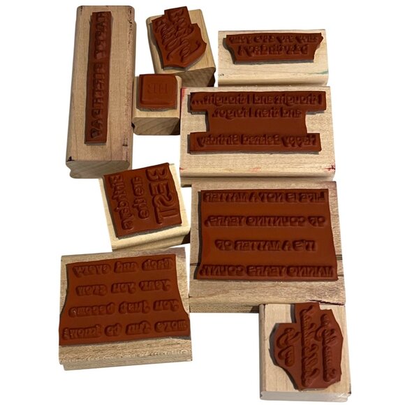 Stampin Up! "Its Your Birthday" Rubber Stamp Set - Assorted Designs For Birthday - Picture 2 of 3